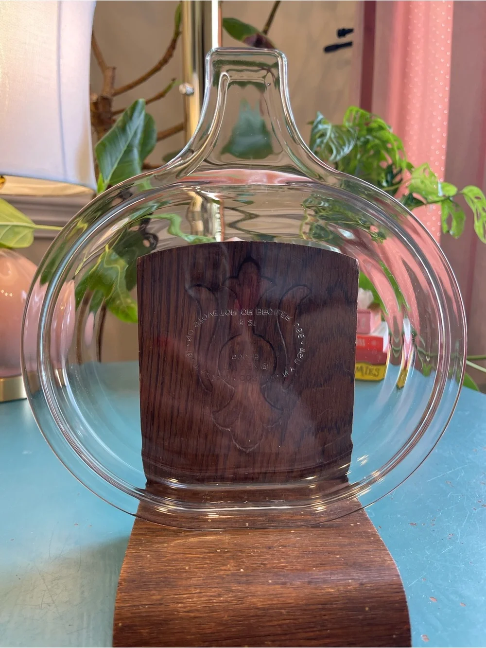 Pyrex Lid Clear 600 B Clear Glass EUC Vintage Grab It Style Replacement Lid